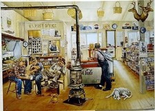 384397 Old Fashioned Country Store Mirror Sign WALL ROOM PRINT POSTER US