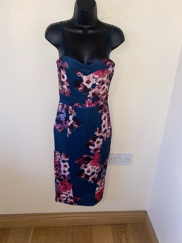 Green pink floral - green/pink, dress