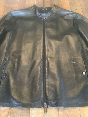 Emporio armani leather - emporio, jacket