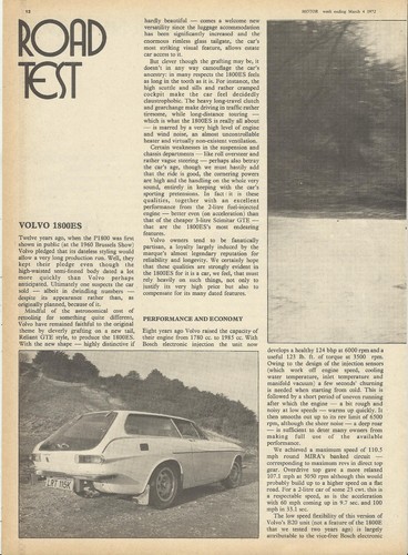 Volvo 1800es original - 1800es, uk