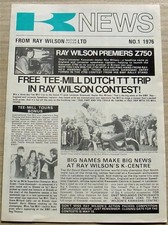 KAWASAKI NEWS Motorcycle Publicity Brochure No.1 1976 Ray Wilson Motorcycles Ltd