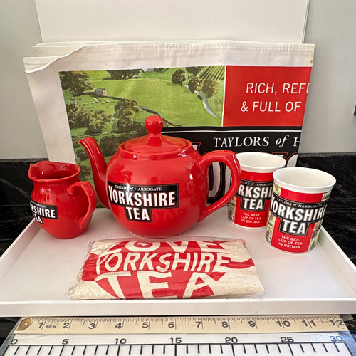Yorkshire tea set 4 cup - yorkshire,