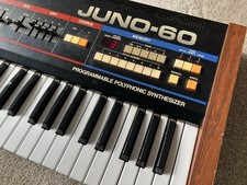 Roland Juno 60 Vintage Synthesiser With Extras Midi