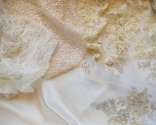 Beaded lace french - beaded, lace,