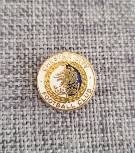 Chester city small enamel - fc,