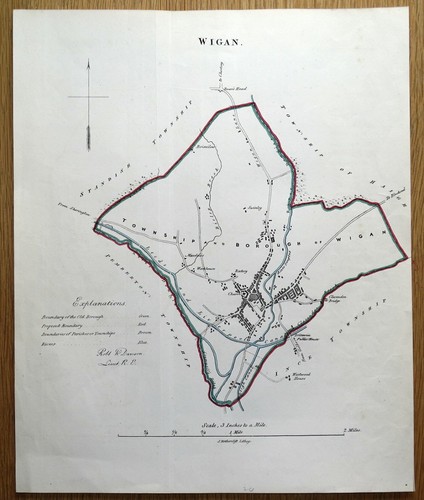 Original antique map 1832 - original,