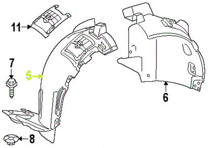 Mercedes benz oem - benz, fender