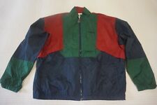 DISCUS ATHLETIC SHELL SUIT JACKET VINTAGE TRACK JACKET 80S 90S FESTIVAL NAVY RED