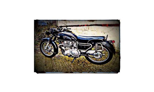 1961 ajs twin bike motorcycle - ajs,