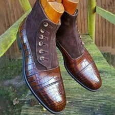 Handcrafted New Men's Brown
