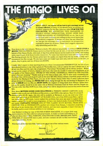Derann super 8mm newsletter - derann,