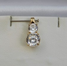 QVC DIAMONIQUE 14CT YELLOW