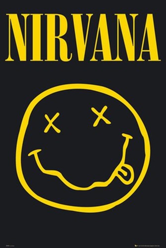 Nirvana poster 24x36 - 24x36, cobain