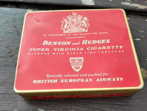 Vintage benson and hedges