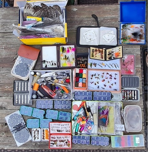 Huge fly tying job lot - fly,
