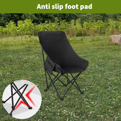 Folding high back camping - high,