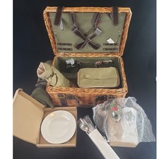 NEW Without Tags Rattan Picnic