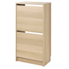 IKEA BISSA Shoe Cabinet With 2