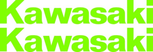 198 kawasaki decal - #198, 8.25"