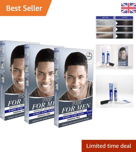 Natural black permanent hair - natural,