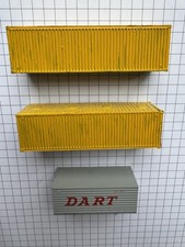 N Gauge Containers Set of 3 inc DART