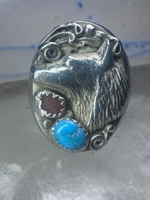 Vintage Navajo Ring wolf