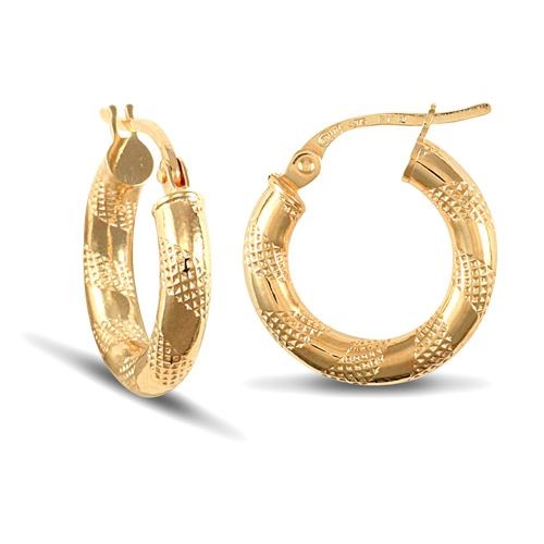 Creole earrings 9ct - earrings,