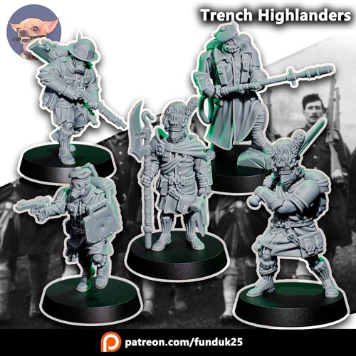 Trench highlander proxies - proxies, by