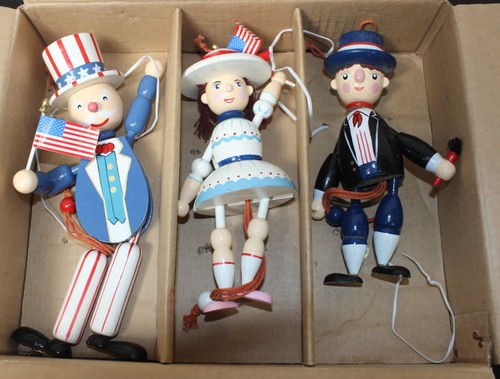 Set patriotic pull toys - patriotic,