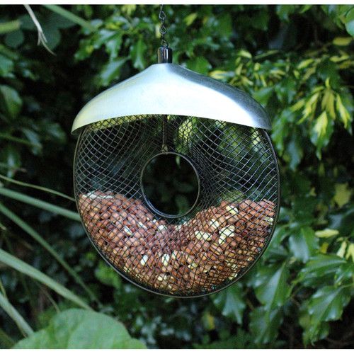 Hanging donut peanut feeder - hanging,