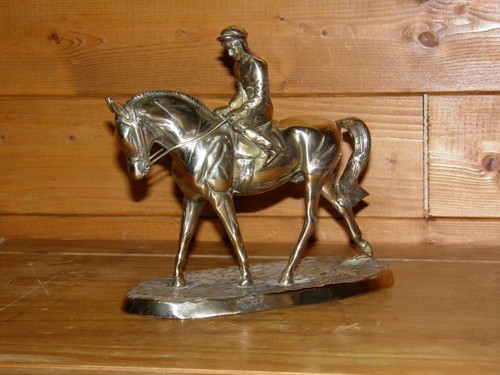 Vintage brass figure ornament - brass, figure/ornament