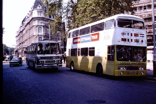 1978 original bus slide - original, london