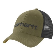 CARHARTT Dunmore Snap Back Trucker / Baseball Cap. Dark Bronzed Green: M143706