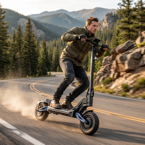 Fast electric scooter for - fast,