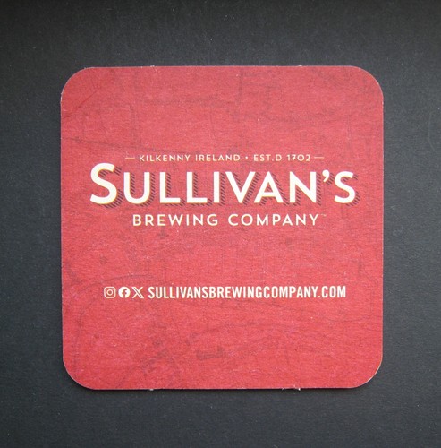 Sullivan beer mat coaster - sullivan’s,