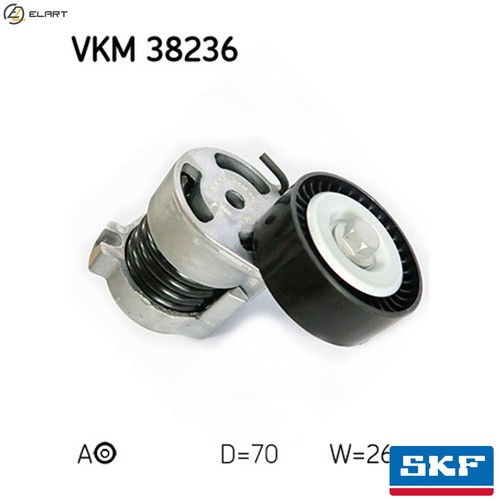Belt tensioner vribbed - tensioner,