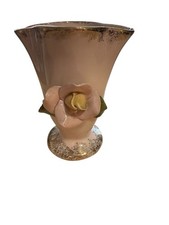 Vintage Pink gold Sponge Vase