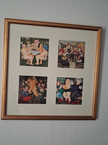 Beryl cook collage framed 4 - beryl,