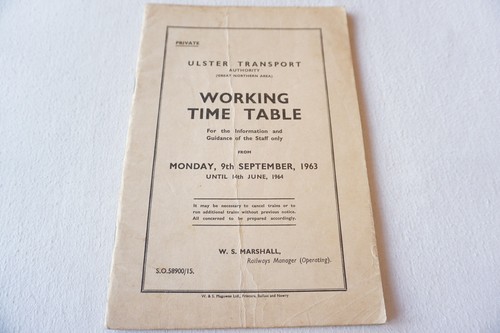 1963 ulster transport working - 1963,