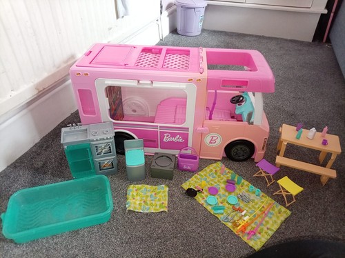 Barbie campervan and - barbie,