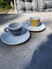 Illy Espresso cups and saucers x2