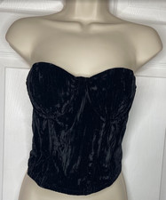 Primark Black Velvet Corset