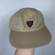 Polo Golf Ralph Lauren Cap Hat, Beige Tan, Vintage Rare Lo Life
