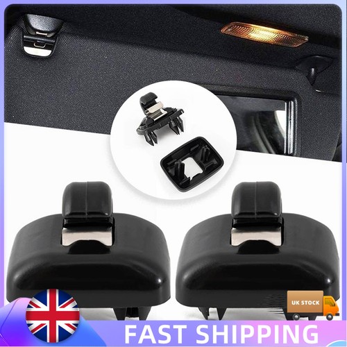Black sun visor clip holder - visor,