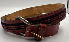 Vtg Levis 501 Red/Brown Belt