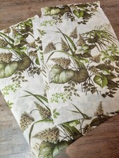 Vintage Curtains 70s botanical