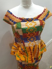Elegant African Kente Maxi