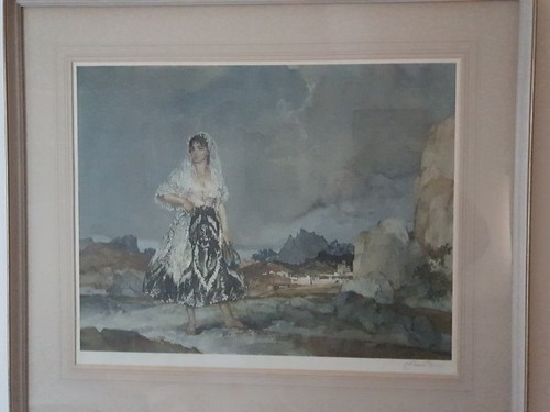 Russell flint signed print - russell,