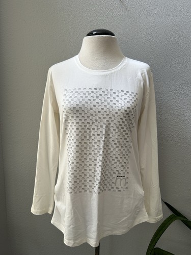 Moschino cream graphic - moschino, print
