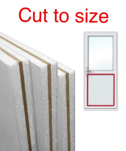 White upvc door replacement - white,
